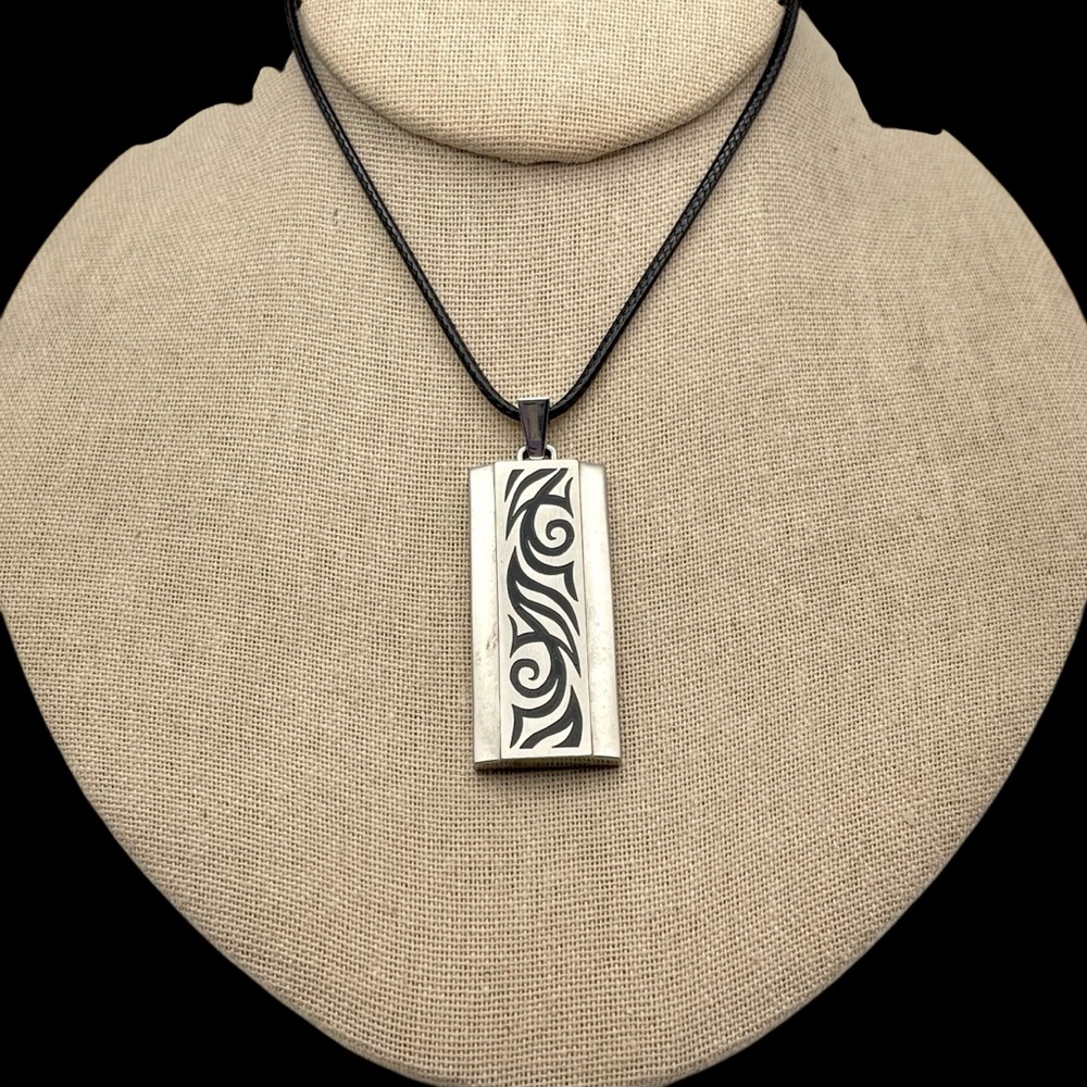 Mens TRITON Stainless Steel Pendant Necklace Tribal Design High Quality Unisex